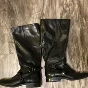 Nine West Leather Knee High black boots - 10 M